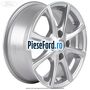 Janta aliaj 15 inch, 8 spite argintiu Ford Fiesta 2017-2023 1.0 EcoBoost mHEV 155 cp BZJA Hybrid