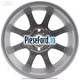Janta aliaj 15 inch, 8 spite argintiu Ford Fiesta Active 2018-2023 1.5 TDCi 120 cp XWJA, XWJB, XWJC diesel | Foto 2