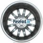 Janta aliaj 16 inch, 12 spite gri Ford Fiesta 2005-2008 1.25 16V 70 cp M7JA, M7JB benzina | Foto 2