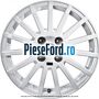 Janta aliaj 16 inch, 15 spite alb RS Ford Fiesta 2008-2012 1.4 97 cp RTJA, RTJB, SPJA, SPJC, SPJE benzina