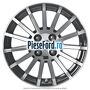 Janta aliaj 16 inch, 15 spite machined black RS Ford Fiesta 2008-2012 1.25 82 cp SNJA, SNJB, SNJC, SNJD benzina