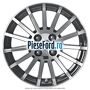 Janta aliaj 16 inch, 15 spite machined black RS Ford Fiesta 2008-2012 1.4 TDCi 70 cp F6JD, KVJA diesel