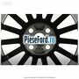 Janta aliaj 16 inch, 15 spite negru RS Ford Fiesta 2008-2012 1.4 TDCi 70 cp F6JD, KVJA diesel