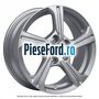 Janta aliaj 16 inch, 5 spite argintiu stralucitor Ford Puma 2020-2023 1.0 EcoBoost 125 cp B7JA, B7JB, B7JE benzina
