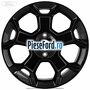 Janta aliaj 16 inch, 5 spite design Y negru Ford Ka 2009-2016 1.2 69 cp 169A4000, FP4 benzina