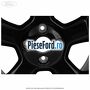 Janta aliaj 16 inch, 5 spite design Y negru Ford Ka 2009-2016 1.3 TDCi 75 cp 169A1000, FD4 diesel