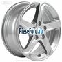 Janta aliaj 16 inch, 5 spite negru sparkle Ford Focus Active 2019-2023 1.0 EcoBoost mHEV 155 cp M0DC Hybrid