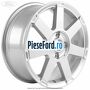 Janta aliaj 16 inch, 7 spite model 2 Ford Fiesta 2002-2005 1.4 16V 80 cp FXJA, FXJB benzina