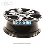 Janta aliaj 16 inch, 7 spite negru Ford Fiesta 2008-2012 1.6 TDCi 95 cp T3JA, TZJA, TZJB diesel | Foto 3