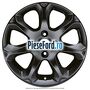 Janta aliaj 16 inch, 7 spite negru Ford Fiesta 2008-2012 1.6 Ti 120 cp HXJA, HXJB, HXJE, RVJA benzina