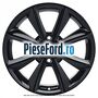 Janta aliaj 16 inch, 8 spite negru Ford Fiesta 2017-2023 1.0 EcoBoost 95 cp M0JA benzina