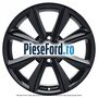 Janta aliaj 16 inch, 8 spite negru Ford Fiesta Active 2018-2023 1.0 EcoBoost 101 cp SFJE, SFJF, SFJH, SFJJ, SFJK benzina