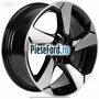 Janta aliaj 17 inch, 5 spite absolut black Ford Fiesta 2017-2023 1.1 Ti-VCT 75 cp FSJB benzina
