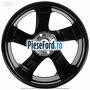 Janta aliaj 17 inch, 5 spite absolut black Ford Fiesta Active 2018-2023 1.0 EcoBoost 101 cp SFJE, SFJF, SFJH, SFJJ, SFJK benzina