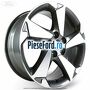 Janta aliaj 17 inch, 5 spite argintiu premium Ford Focus 2019-2023 2.3 EcoBoost ST 280 cp N3DA, N3DB benzina