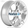 Janta aliaj 17 inch, 5 spite culoare argintie Ford Fiesta 2008-2012 1.4 97 cp RTJA, RTJB, SPJA, SPJC, SPJE benzina