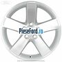 Janta aliaj 17 inch, 5 spite, design Machined Ford Galaxy 2007-2014 2.0 TDCi 115 cp KLWA, TYWA diesel