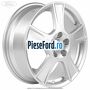 Janta aliaj 17 inch, 5 spite, design Silver Ford C-Max 2007-2011 2.0 TDCi 110 cp IXDA diesel