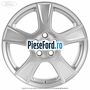 Janta aliaj 17 inch, 5 spite, design Silver Ford Focus C-Max 2003-2007 1.6 TDCi 109 cp G8DA, G8DB, G8DD, G8DE, G8DF diesel