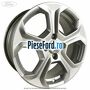 Janta aliaj 17 inch, 5 spite design Y argintiu Ford Fiesta 2013-2017 1.0 65 cp XMJA, XMJB, XMJC, XMJD benzina