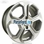 Janta aliaj 17 inch, 5 spite design Y argintiu Ford Fiesta 2013-2017 1.0 Sport 140 cp YYJA, YYJB benzina