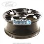 Janta aliaj 17 inch, 5 spite design Y negru Ford Fiesta 2008-2012 1.4 TDCi 70 cp F6JD, KVJA diesel