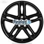 Janta aliaj 17 inch, 5 spite duble negru Ford Focus 2014-2018 1.6 TDCi ECOnetic 105 cp NGDA, NGDB diesel