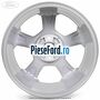 Janta aliaj 17 inch, 5 spite flash grey Ford Fiesta 2013-2017 1.0 Sport 140 cp YYJA, YYJB benzina