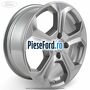 Janta aliaj 17 inch, 5 spite flash grey Ford Fiesta 2013-2017 1.25 60 cp STJA, STJB, STJC, STJD benzina