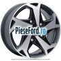 Janta aliaj 17 inch, 5 spite negru lucios Ford Tourneo Custom 2019-2023 1.0 EcoBoost PHEV 125 cp M1FA Hybrid