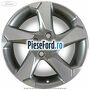 Janta aliaj 17 inch, 5 spite rought metal Ford Fiesta Active 2018-2023 1.5 TDCi 120 cp XWJA, XWJB, XWJC diesel