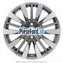 Janta aliaj 17 inch, 5 x 3 spite Pearl Grey Machined Ford Fiesta 2017-2023 1.5 TDCi 120 cp XWJA, XWJB, XWJC diesel