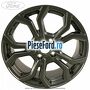 janta aliaj 17 inch, 7 spite gri rado Ford Fiesta 2017-2023 1.1 Ti-VCT 70 cp XPJA, XPJB, XPJC, XPJD benzina