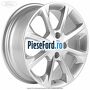 Janta aliaj 17 inch, 8 spite argintiu Ford Fiesta 2017-2023 1.0 EcoBoost 95 cp M0JA benzina