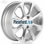 Janta aliaj 17 inch, 8 spite argintiu Ford Fiesta 2017-2023 1.0 EcoBoost mHEV 125 cp B7JA, B7JB, B7JC Hybrid