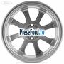 Janta aliaj 17 inch, 8 spite argintiu Ford Fiesta Active 2018-2023 1.5 TDCi 85 cp XUJC, XUJD, XUJE, XUJF, XUJG diesel