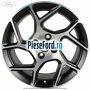 Janta aliaj 17 inch, design Y 5 spite duble matte black Ford Fiesta 2017-2023 1.0 EcoBoost 95 cp M0JA benzina