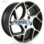 Janta aliaj 17 inch, design Y 5 spite duble matte black Ford Fiesta 2017-2023 1.1 Ti-VCT 75 cp FSJB benzina