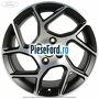 Janta aliaj 17 inch, design Y 5 spite duble matte black Ford Fiesta 2017-2023 1.5 TDCi 85 cp XUJC, XUJD, XUJE, XUJF, XUJG diesel