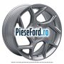 Janta aliaj 17 inch, design Y spite duble flash grey Ford Fiesta 2017-2023 1.5 TDCi 120 cp XWJA, XWJB, XWJC diesel