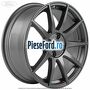 Janta aliaj 18 inch, 10 spite Ford Performance Magnetite Matte Ford Fiesta 2017-2023 1.1 Ti-VCT 86 cp XYJA, XYJB, XYJC, XYJD, XYJE benzina