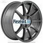 Janta aliaj 18 inch, 10 spite Ford Performance Magnetite Matte Ford Fiesta Active 2018-2023 1.0 EcoBoost 101 cp SFJE, SFJF, SFJH, SFJJ, SFJK benzina