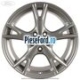 Janta aliaj 18 inch, 5 spite design Y argintiu Ford Focus 2014-2018 1.5 EcoBoost 182 cp M9DA, M9DB benzina