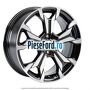 Janta aliaj 18 inch, 5 spite duble Black Machined Ford Fiesta Active 2018-2023 1.0 EcoBoost 125 cp M1JL, M1JM benzina