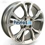 Janta aliaj 18 inch, 5 spite duble gri inchis Ford Fiesta 2017-2023 1.0 EcoBoost 101 cp SFJE, SFJF, SFJH, SFJJ, SFJK, SFJN benzina