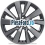 Janta aliaj 18 inch, 5 spite duble gri perlat Ford Puma 2020-2023 1.0 EcoBoost mHEV 125 cp B7JA, B7JB Hybrid