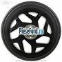 Janta aliaj 18 inch, 5 spite duble magnetite Ford Fiesta Active 2018-2023 1.0 EcoBoost 125 cp M1JL, M1JM benzina