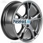 Janta aliaj 18 inch, 5 spite duble Rock Metallic Ford Focus 2014-2018 1.0 EcoBoost 125 cp M1DA, M1DC, M1DD benzina