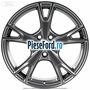 Janta aliaj 18 inch, 5 spite duble Rock Metallic Ford Focus 2014-2018 1.5 EcoBoost 182 cp M9DA, M9DB benzina