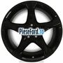 Janta aliaj 18 inch, 5 spite negru lucios Ford C-Max 2011-2015 2.0 TDCi 140 cp UFDB diesel